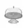 Тортовница с крышкой Guzzini Tiffany 19940192 30х27х30 см серая