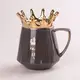 Чашка керамическая Queen of Everything 400мл с крышкой и ложкой Серый