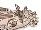 Конструктор механический 3D деревянный 30*17*15,5см пазл 315эл RETROCAR Ретро машина EWA