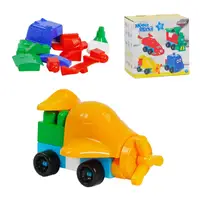 Конструктор-машина Pilsan 4 варіанти збірки, 22 деталі. Multicolor (128560)