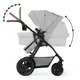 Универсальная коляска 3 в 1 Kinderkraft Xmoov CT Dark Gray (KSXMOV00DGR3000)