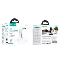 Заряджання Qi HOCO Graceful 3-in-1 charger CW43 | 2.1A, 2.5/5W |