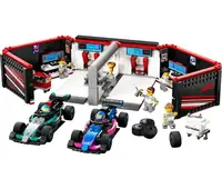Конструктор Гараж F1 та автомобілі Mercedes-AMG та Alpine 60444 678 деталей