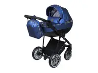 Детская коляска 2 в 1 Angelina Kapris Luxury синяя color 13