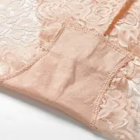 Трусики з мереживом Fashion 5001 XXL розмір Бежеві