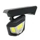 LED настенный поворотный светильник на солнечной батарее VARGO 10W COB