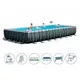 Бассейн каркасный "PREMIUM POOL" INTEX 26378 фильтр-насос, лестница, подстилка, тент