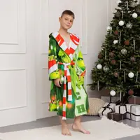 Халат детский из плюшевого велюра Grinch №2 18259 146-152 см