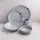 Столовий сервіз Ardesto Cremona Dusty grey 30 предметів 6 персон