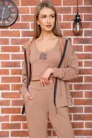 Спорт костюм жен.176R1030 колір Темно-бежевий