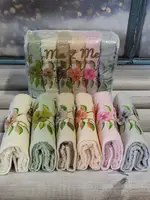 Mame Flowers 30х50см., 6 шт/уп. кухонные махровые полотенца