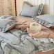 Постельное белье евро с летним одеялом и с рюшами из мако-сатина Mency Print 5 21235