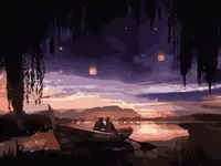 Картина по номерам. Art Craft "Влюбленные под небом" 40*50 см 10213-AC