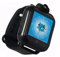 Детские Smart часы Baby watch Q200 (TW6) 1.54' LED + GPS трекер Black