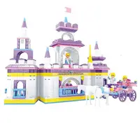 Конструктор AUSINI "Живописный замок", 614 деталей. White and Purple (124769)