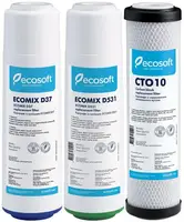 Комплект картриджей для фильтра обратного осмоса EСosoft СRV-3E-СO