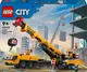 Конструктор LEGO City Желтый передвижной строительный кран 1116 деталей (60409)