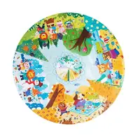 Детские пазлы Времена Года, 88 деталей, круглый, постер. Multicolor (108362)