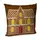 Подушка диванная с бархата Пряничный дом 45x45 см 45BP_22NG020