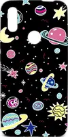 Чохол-накладка TOTO Cartoon Soft Silicone TPU Case Huawei P Smart Z Space Planets Black