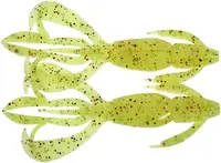 1551-14-47 Силікон Keitech Crazy Flapper 2.4" (10 шт / уп) ц:pal#01 chartreuse red flk