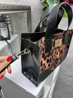 Леопардовый принт - стильная, молодежная, удобная сумка Lady Bags в стиле Total Bag (0430-3)