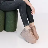 Кросівки жіночі Fashion Dora 3898 41 розмір 25 см Бежевий