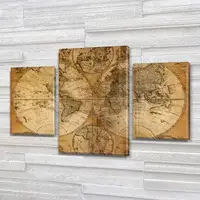 Картина модульная на ПВХ ткани, 60х90 см, (40x25-2/60x35)