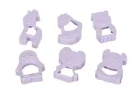 Набор форм для выпечки печенья Ardesto Tasty Baking AR-2309-LP фиолетовый