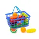 Корзина с продуктами "Урожай", 25 эл (голубая)