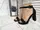 Босоножки черные на высоком каблуке с платформой с ремешком застежкой черные замшевые, Размер 33 (21,5 см)