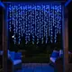 Уличная гирлянда Бахрома 36 м 600 LED белый провод Синий 36MWBL