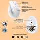 Мышь компьютерная безпроводная Logitech Lift Vertical Ergonomic Mouse Off-White L910-006475 белая