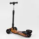 Самокат детский  Best Scooter MAXI, с парогенератором и складным рулем. Black and Orange (100061)