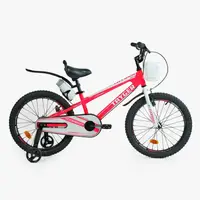 Детский велосипед 2-х колесный 20" Corso Tayger, алюминиевая рама, ручной тормоз, доп. колеса, звонок, бутылка, собранный на 85%. Red and white (154130)