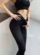 Леггинсы женские спортивные 6176 XL черные