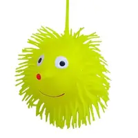 Игрушка-антистресс Ёжик с подсветкой желтый