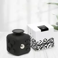 Кубик антистресс Fidget Cube 6222 2.8х2.8 см черный с черным
