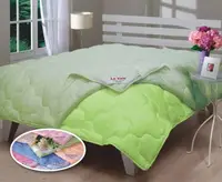 Півтораспальна Ковдра Le Vele Double 4 Сезони 1+1 Туреччина Зеленй (300 г/м2 + 300 г/м2)