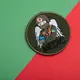 Набор шевронов 2 шт на липучке MEDIC хаки 7,5х7,5 см, вышитый патч шеврон нашивка медика, медицинский, медик