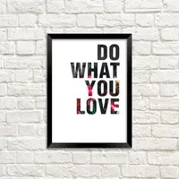 Постер в рамке Do what you love 15x21 см, A5 (MT5_18A039)