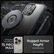 Чехол Spigen для iPhone 15 Pro Max - Rugged Armor MAG (совместимый с MagSafe), Matte Black (ACS06561)