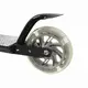 Самокат Scooter 306 Черный двухколесный складной светящиеся колеса детский