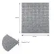3D панель самоклеющаяся 700x770x7мм кирпич Серебро (017-7) SW-00000059