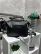 Черный – два отделения на молнии – молодежный, качественный клатч Lady Bags с двумя съемными ремнями (0439)