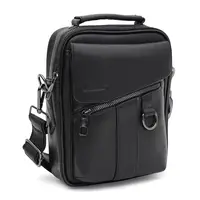 Мужская кожаная сумка Ricco Grande T1DLUX1bl-black