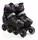 Роликовые коньки Best Roller 0-220 M колеса PU светятся. Black and Violet (размер 34-38) (186956)