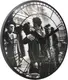 Настенные часы 3D "Kiss me in Paris" ?39 см