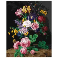 Картина по номерам "Цветочный аромат" ©Henriette Geertruida Knip Идейка KHO2048 40х50 см