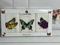 Мерзука бабочка Терри полотенца 30x50см., 3pcs.